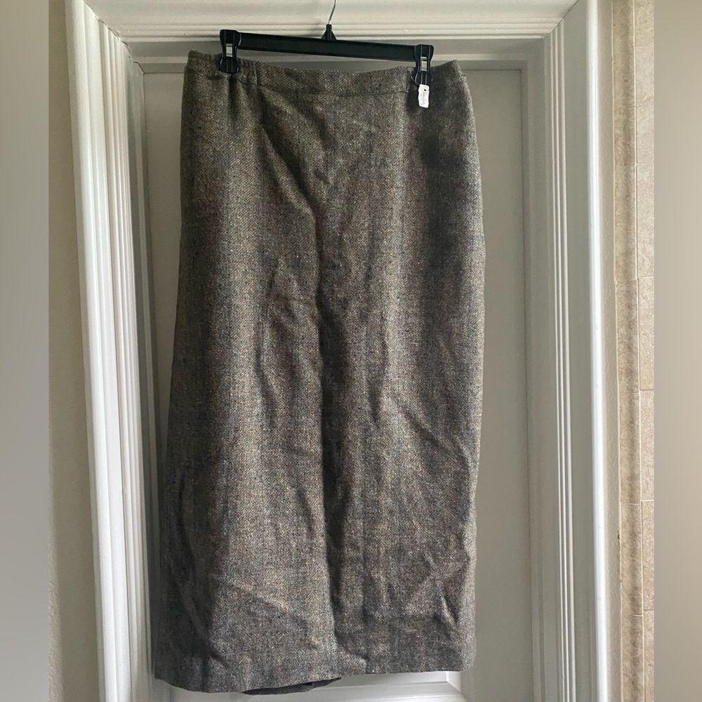 Eskandar Wool Skirt